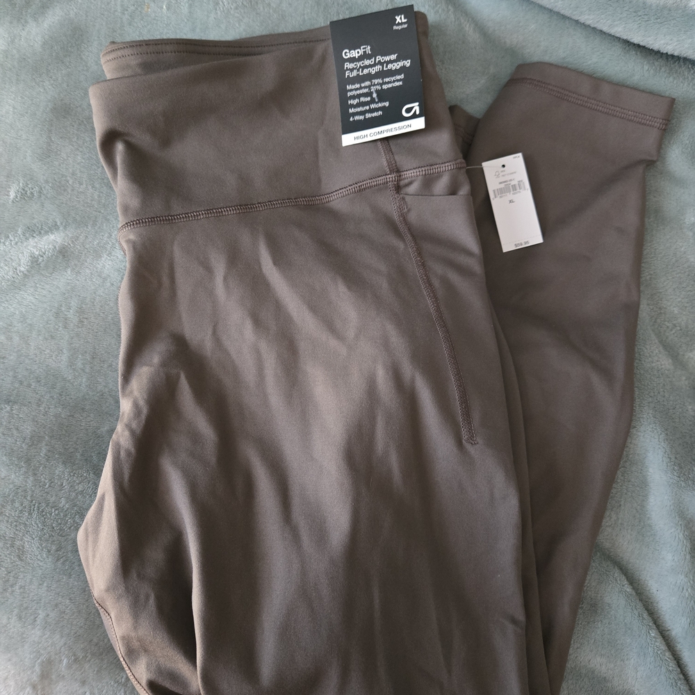 GAP High Compression Leggings in Brown